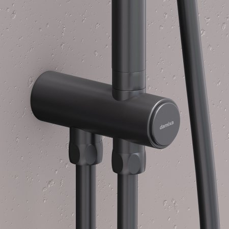 Душевая система Damixa Gala 953000300 Черная матовая 