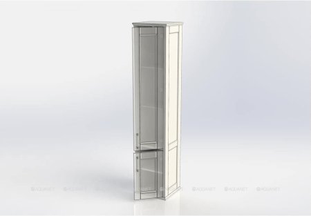 Пенал Aquanet Бостон 36 L белый матовый 