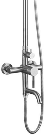 Душевая система Melana F1003P Нержавеющая сталь 