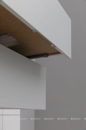 Тумба с раковиной Aquanet Алвита New 60 2 ящика, серый 