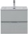 Тумба с раковиной Aquanet Алвита New 60 2 ящика, серый 