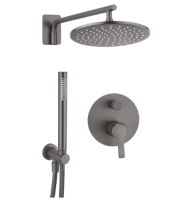 Душевая система скрытого монтажа Deante ARNIKA NAC_D9QP титан Душевая система скрытого монтажа Deante ARNIKA NAC_D9QP титан