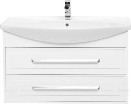 Тумба с раковиной Aquanet Остин 105 белый 