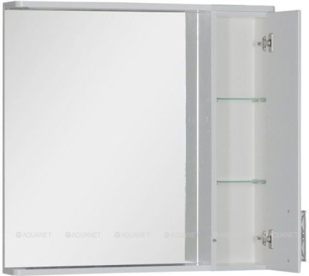 Зеркало-шкаф Aquanet Паллада 90 белый 