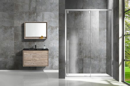 Душевая дверь Vincea Lugano 160 VDS-1L160CL-1 профиль Хром стекло прозрачное 