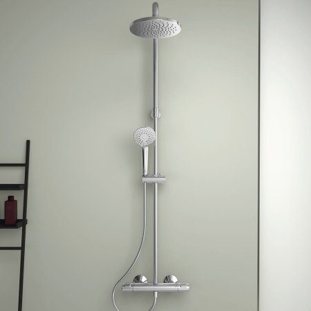 Душевая система Ideal Standard Ceratherm T25 A7701AA с термостатом Хром 