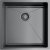 Мойка кухонная Omoikiri Taki 44-U/IF-GM вороненая сталь 
