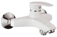 Смеситель для ванны Shevanik S5002F, белый/хром