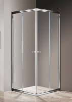 Душевой уголок Cezares Giubileo-A-2-100 прозрачное стекло, хром + трап в подарок