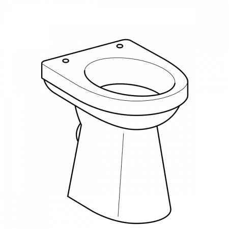 Унитаз приставной Geberit Renova Comfort 218520000 