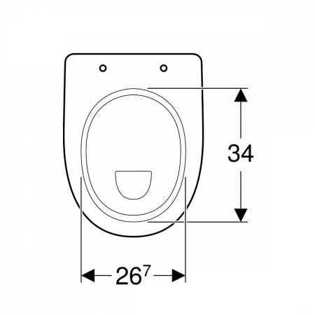 Унитаз приставной Geberit Renova Comfort 218520000 