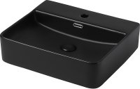 Раковина Abber Rechteck 50 AC2203MB Черная матовая