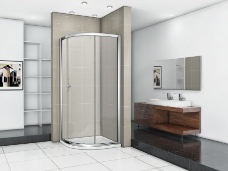 Душевой уголок Cezares Pratico R 1 90 C Cr 