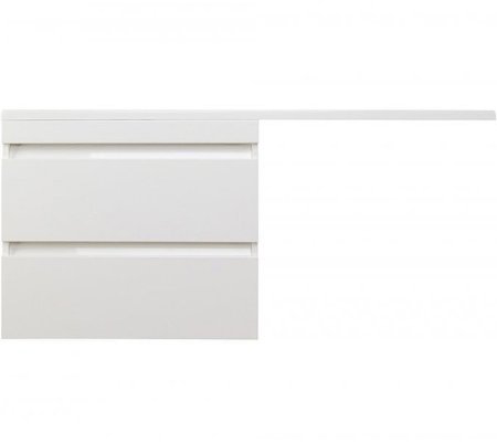 Тумба под раковину Style Line Даллас 150 СС-00002304 подвесная Белый глянец 