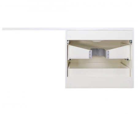 Тумба под раковину Style Line Даллас 150 СС-00002304 подвесная Белый глянец 