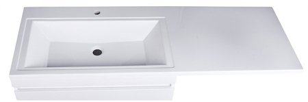 Тумба под раковину Style Line Даллас 150 СС-00002304 подвесная Белый глянец 