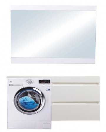 Тумба под раковину Style Line Даллас 150 СС-00002304 подвесная Белый глянец 