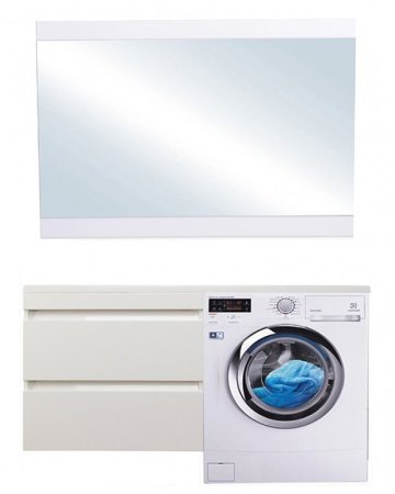 Тумба под раковину Style Line Даллас 150 СС-00002304 подвесная Белый глянец 