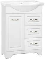 Тумба под раковину Style Line Олеандр 2 Люкс 65 ЛС-00000047 Белая