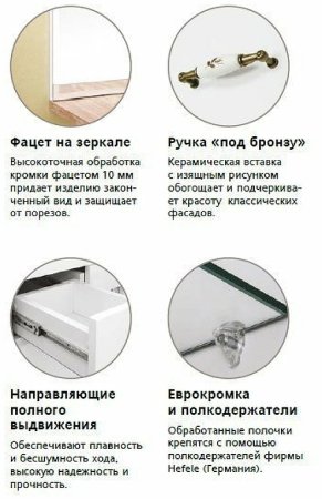 Тумба под раковину Style Line Олеандр 2 Люкс 65 ЛС-00000047 Белая 