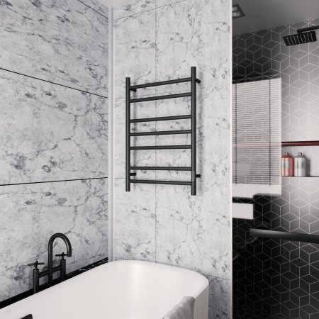 Полотенцесушитель электрический (лесенка) Bauedge Stil DB-0034, 50x80 см 