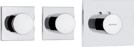 Термостат Bossini OKI 2 Outlets LP Z031203 для ванны с душем, хром 