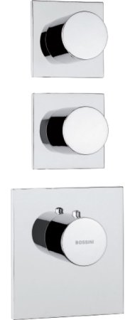 Термостат Bossini OKI 2 Outlets LP Z031203 для ванны с душем, хром 