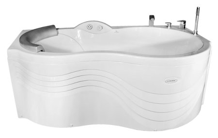 Акриловая ванна Радомир Паллада Комфорт Chrome правая 