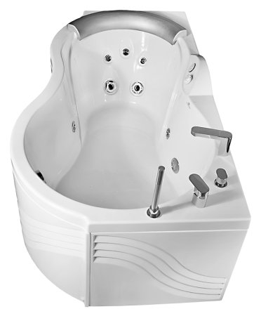 Акриловая ванна Радомир Паллада Комфорт Chrome правая 