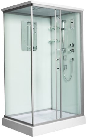Душевая кабина WeltWasser WW500 Laine 1214 120x90 10000003277 профиль Хром стекло прозрачное 