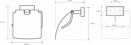 Держатель туалетной бумаги Bemeta Plaza 118112012 