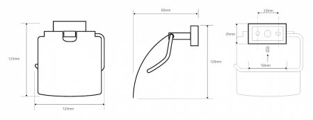 Держатель туалетной бумаги Bemeta Plaza 118112012 