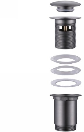 Донный клапан Abber AF0010NG click-clack Никель 