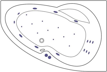 Акриловая ванна Excellent Newa WAEX.NEP16.ULTRA 160x95 P 