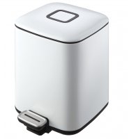 Ведро для мусора WeltWasser Mila WT 12L педальное 10000000888 Белое