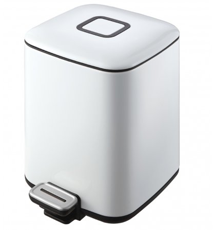 Ведро для мусора WeltWasser Mila WT 12L педальное 10000000888 Белое 
