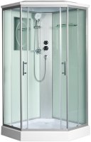 Душевая кабина WeltWasser WW500 Nesse 1002 100x100 10000003281 профиль Хром стекло прозрачное