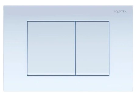 Кнопка смыва Акватек Easy Fix 51 KDI-0000009 белая глянцевая 
