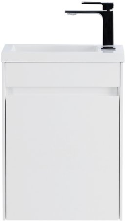 Тумба с раковиной BelBagno PIETRA MINI-400-1A-SO-BL-L Bianco Lucido 