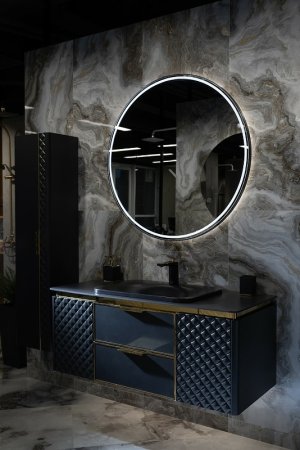 Зеркало Boheme Armadi Art Rombo 100 545-100-B с подсветкой с сенсорным выключателем 