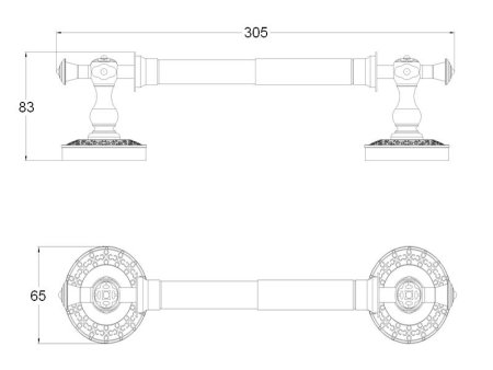 Держатель туалетной бумаги Zorg Antic AZR 07 SL серебро 