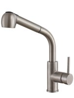 Смеситель для кухни HAIBA HB70304-2 нержавеющая сталь