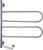 Полотенцесушитель электрический Zorg ZR 020 хром 