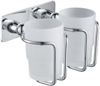 Стакан для ванной комнаты двойной Timo Nelson 150032/00, хром