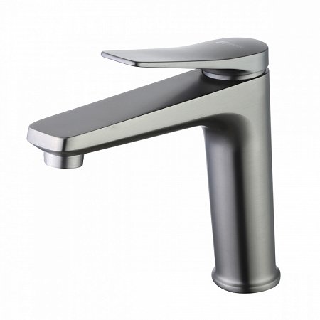 Смеситель Lemark Bronx LM3737GM для раковины, графит 