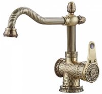 Смеситель Zorg Antic A 424U-BR для раковины бронза