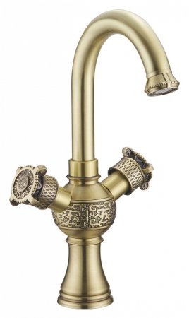 Смеситель Zorg Antic A 2007U-BR для раковины 