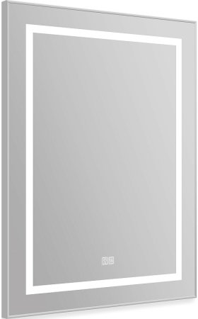 Зеркало BelBagno Kraft 68.5 SPC-KRAFT-685-885-TCH-WARM с подсветкой с подогревом Сатин с сенсорным выключателем 