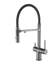 Смеситель для кухни Rose R958T, пепельный