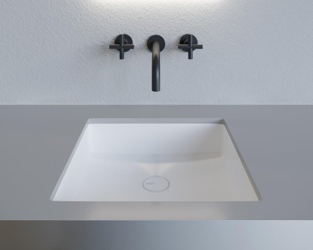 Раковина подстольная матовая 42x42 Salini MAREA 07 1802207M 